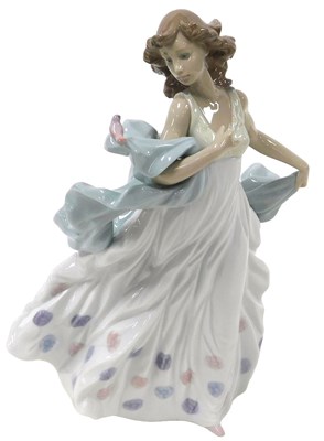 Lot 376 - A Lladro porcelain figure of Summer...