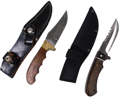 Lot 332 - An Anglo Arms hunting knife, and a further...
