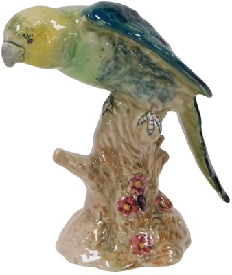 Lot 336 - A Beswick pottery figure of a parakeet, number...
