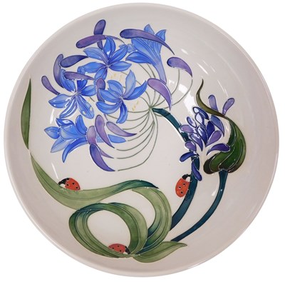Lot 339 - A Moorcroft pottery Fly Away Home pattern...