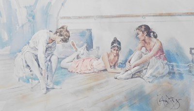 Lot 317 - Gordon King (British 1939-2022). Between...