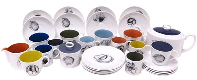 Lot 340 - A Susie Cooper porcelain Black Fruit pattern...