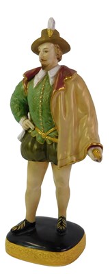 Lot 72 - A Royal Worcester porcelain figure modelled as...