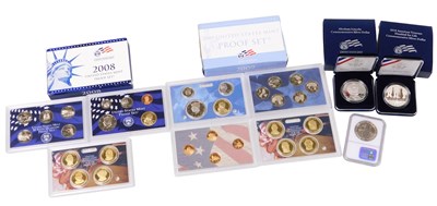 Lot 547 - A United States Mint 2008 proof set, 2009...