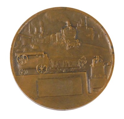 Lot 554 - An early 20thC bronze La Vapeur bronze...