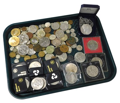 Lot 555 - English and European silver and copper coinage,...