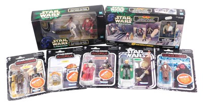 Lot 946 - Two Hasbro Star Wars boxed sets, comprising a...