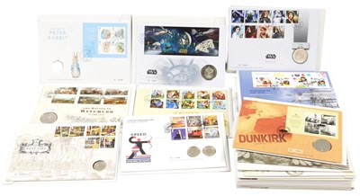 Lot 591 - Philately. Royal Mint coin covers, various...