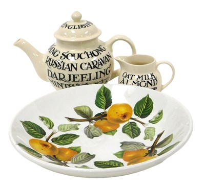 Lot 584 - A Portmeirion Pomona pattern salad bowl, 34cm...