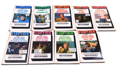 Lot 596 - Books. Star Trek Fotonovel, numbers 2, and 5-12.