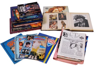 Lot 598 - Doctor Who books and printed...
