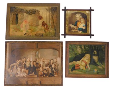 Lot 202 - A group of Victorian oleographs, to include...