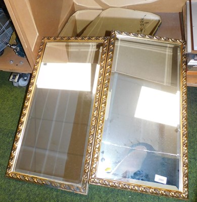 Lot 2060 - Various wall mirrors, comprising two with a...