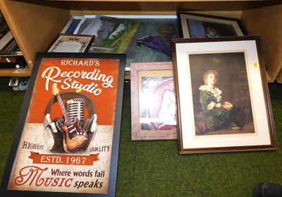 Lot 2064 - Various pictures, prints, etc., to include...