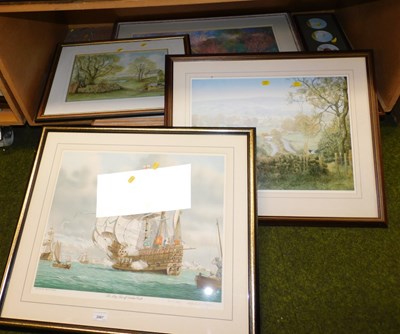 Lot 2067 - Various pictures, prints, etc., to include...