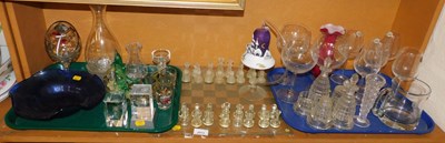 Lot 2012 - Glassware, to include gin and wine goblets, a...
