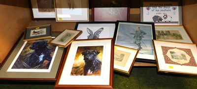 Lot 2018 - Various pictures, prints, etc., to include...