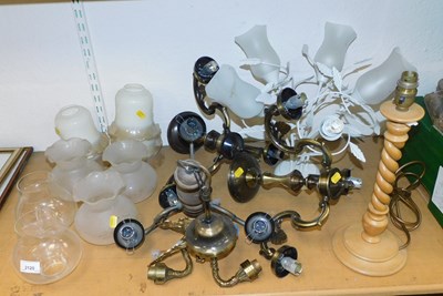 Lot 2120 - A quantity of ceiling lights, together with...