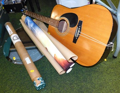 Lot 2177 - A Prince acoustic guitar, model number WJ750,...