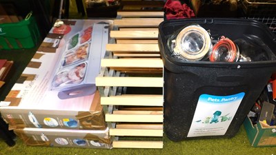 Lot 2182 - Two Rolex buffet servers, together with a wine...