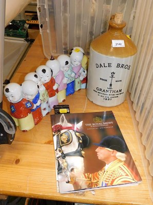 Lot 2142 - A Dale Brothers Grantham stoneware flagon,...
