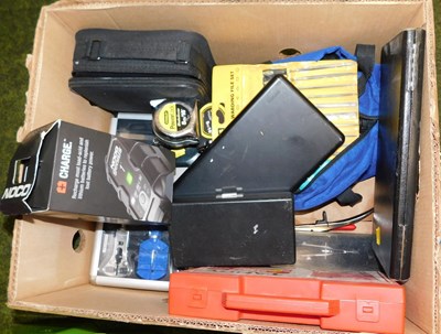 Lot 2207 - Various tools, to include a Tandy stereo...