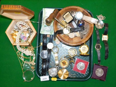 Lot 2220 - Various wristwatches, together with pocket...
