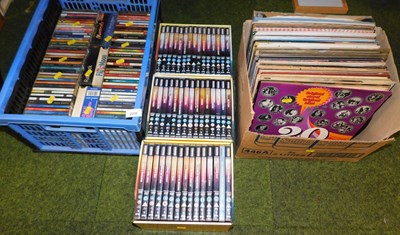 Lot 2230 - Various CDs, DVDs, together with LP records to...