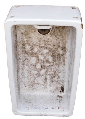 Lot 641 - A Belfast sink, 25cm high, 75cm wide, 46cm...