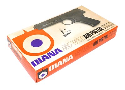 Lot 616 - A Diana FP50 air pistol, .177 calibre, boxed.