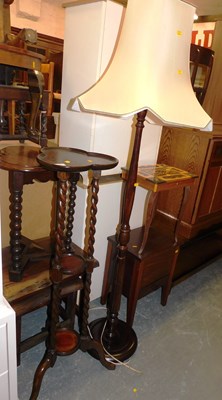 Lot 1039 - A group of furniture, to include a hardwood...