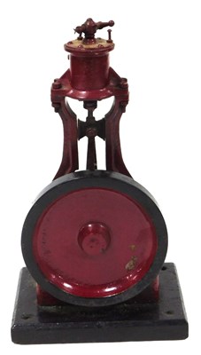 Lot 639 - A Stuart type vertical steam engine model,...