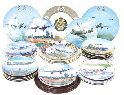Lot 740 - A group of aviation collector's plates, to...