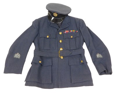 Lot 758 - An RAF Warrant Officer's mess jacket, with an...