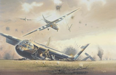 Lot 716 - Chris Golds (20thC School). Aviation Bomber...