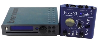 Lot 679 - A Brenan model JB7 DVD player, and a tube MP...