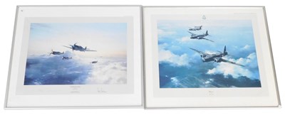 Lot 685 - Robert Taylor. Flight of Eagles, print, signed...