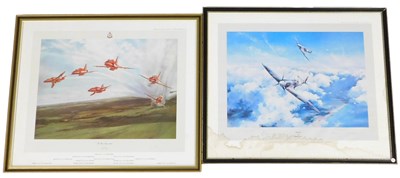 Lot 686 - Robert Taylor. The Red Arrows 1980, print,...