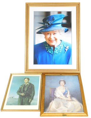 Lot 723 - A photographic print of Queen Elizabeth II,...