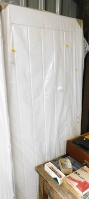Lot 1110 - Five white painted internal doors.
