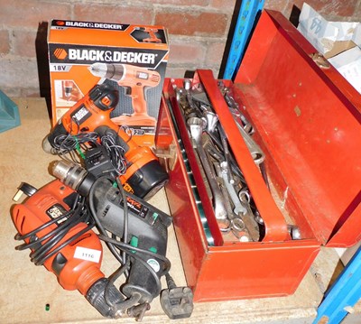 Lot 1116 - A group of Black and Decker power tools, to...