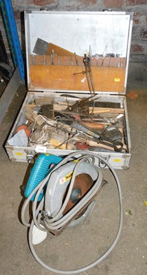 Lot 1119 - A Makita circular saw, together with further...
