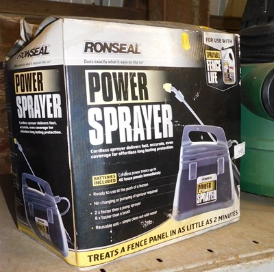 Lot 1121 - A Ronseal power sprayer, boxed.