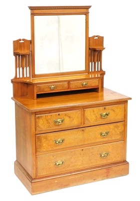 Lot 779 - A late Victorian satin walnut and walnut...