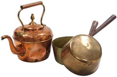 Lot 89 - A pair of early 20thC brass graduated...