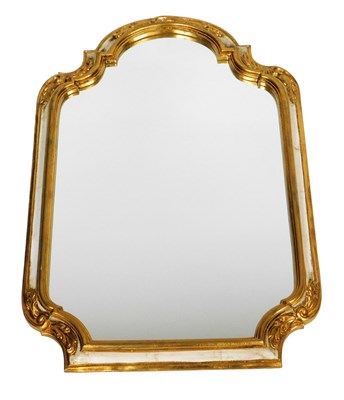 Lot 839 - A modern gilt wood and cream painted wall...