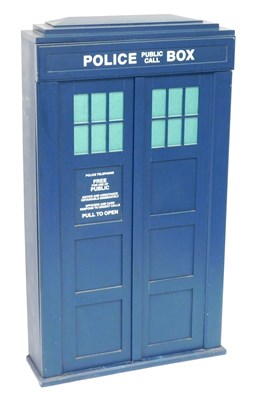 Lot 847 - A Dr Who Tardis Police Box DVD cabinet, 105cm...