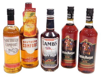 Lot 125 - Two bottles of Captain Morgan The Original rum,...
