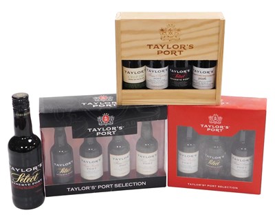 Lot 134 - Eleven bottles of Taylor's miniature port, in...