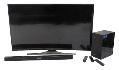 Lot 351 - A Samsung 55" curved screen TV, model...